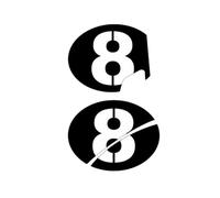 YBRAVO Serbatoio Protector Sticker Moto Decalcomanie Moto Numero 1-20 Custodia per Vespa Serie 2 Sei Giorni GTS 300 GTV250 GTV125 300 HPE