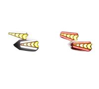YBVDCXP Freno Luce Stop Lampada 12V Moto Lampeggiatore LED Indicatori di Direzione Luce M10 Indicatore Che Scorre Lampada Universale per GSX S1000 GSR 400 750 600 per VS&trom