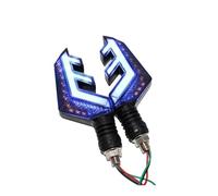 YBVDCXP Freno Luce Stop Lampada 2 Pezzi Moto DRL Luci Fanale Posteriore 12V Universale LED Evidenziare Indicatori di Direzione Terza Linea Lampada Lampeggiante Accessori Moto