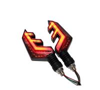 YBVDCXP Freno Luce Stop Lampada 2 Pezzi Moto DRL Luci Fanale Posteriore 12V Universale LED Evidenziare Indicatori di Direzione Terza Linea Lampada Lampeggiante Accessori Moto