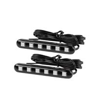 YBVDCXP Freno Luce Stop Lampada Fanale Posteriore A LED per Moto 12V Fanali Posteriori A 6 LED Striscia Lampeggiante Luce Rossa Che Scorre Luce Lampada Arresto Posteriore Universali