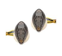 YBVDCXP luce segnalazione moto Lampadine per indicatori di direzione per motociclette, confezione da 2, luminosità ed efficienza energetica per modelli DC 12V