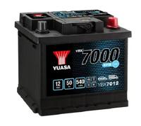 YBX7012 YUASA BATTERIA YUASA EFB 50AH 540 DX 207-175-190