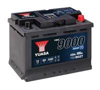 YBX9027 YUASA Batteria avviamento per ABARTH,ALFA ROMEO,ALPINE,AUDI,BESTURN (FAW