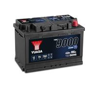 YBX9096 YUASA Batteria avviamento per ,AC,ALFA ROMEO,ASTON MARTIN,AUDI,BAUTZ,BEN