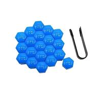 YBZYBSV 20 Pezzi Copridadi Ruota per Dacia Duster 3 (2024-2026), Tappo Bullone Antifurto Copri Bulloni Ruota Tappi a Vite RuotaTappi a Vite Ruota,19mm-Blue