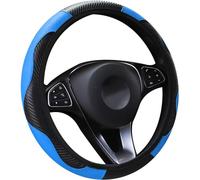 YBZYBSV Coprivolanteper Auto per Alfa Romeo Giulia 2017-2021, Pelle Copri Volante Copertura di Volante Coprivolante Traspirante Copri Volante per Auto,Blue