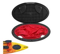 YC° Copertura ovale per kayak - Kit di piastra per boccaporto - con borsa portaoggetti per kayak, barca, sport acquatici all'aria aperta