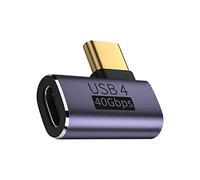 YC° CY 40Gbps USB4 Tipo C Maschio a Femmina 90 Gradi Sinistro Angolo Destro 100W Dati di Alimentazione Adattatore Video 8K per USB4.0
