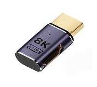 YC° CY 8 K Cavo HDMI Maschio a HDMI 2.1 Femmina Piatto Orizzontale 90 Gradi Ad Angolo Retto Adattatore di Estensione UHD Supporto 8K 60Hz HDTV