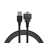 YC° CY Cavo USB-C USB 3.1 Tipo-C Doppia vite di bloccaggio a standard USB3.0 Cavo dati Tipo di montaggio a pannello