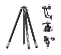 YC Onion Tako T23 Treppiede per Fotocamere, Kit Testa Sferica BC44, Testa Gimbal & Rig Over Head | Design One-Flip, Leggero & Pieghevole, Riprese Multi-Angolo per Viaggi/Fotografia Outdoor