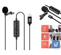 yc-vm40 microfono cardioide universale lavalier registrazione interviste Iphone