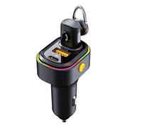 Ycagrain 1 PZ Car Headphone Type-C PD25W Caricabatteria da Auto a Ricarica Cancellazione del Rumore Controllo Vocale Intra-Ear