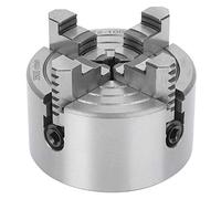Ycauty Mandrino a 4 Griffe da 100 Mm con Struttura in Metallo Resistente per un Bloccaggio Efficiente Nelle Applicazioni di Lavorazione