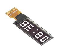 Ycauty Modulo Display da 4 Pezzi da 0,91 Pollici con Diodo Organico a Emissione di Luce Immagine Chiara per Interfaccia IIC 128x32 di Elettronica Fai-da-te (MRA071-1 Display bianco)