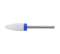 Ycauty Punta per Trapano per Unghie, a Forma di Testa di Mais, Strumento di Molatura Elettrico per Professionisti della Nail Art, Accessorio in Ceramica Leggera, 1 X 48 Mm (Scatola blu M media opaca)