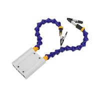 Ycauty Strumento di Terza Mano per Braccio Flessibile Regolabile per Mani D'aiuto per Hobbisti e Professionisti ABS Alluminio 25 Cm (2 pezzi)