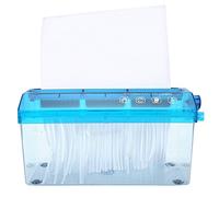 Ycauty Trituratore a mano, formato A4, compatto ed efficiente, per uso domestico e ufficio, blu, 1 unità