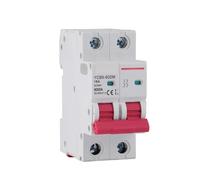 YCB9-80DM 2P DC MCB 6KA 500V Circuit Breaker 16A 20A 25A 32A 40A 50A DC protection EKFBQBGW(32A)