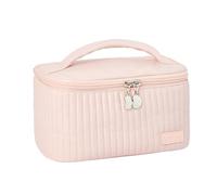 YCBMINGCAN Borsa da viaggio per trucco, torta, PU, grande capacità, Advanced Sense, borsa portaoggetti, borsa da viaggio, pochette da sera, Colore: rosa., taglia unica
