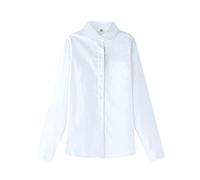 YCBMINGCAN Camicie Chlidren Camicetta Top da Neonato Top da Bambina con Bottoni Formali da Bambina Magliette Bianche 12 Anni (White, 4-5 Years)