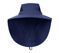 YCBMINGCAN Cappello da sole a tesa grande, protezione UV 50, per bambini, con protezione per il collo, cappello da pescatore estivo, traspirante, da spiaggia, per attività all'aperto, 3-10 anni, 54-58