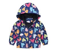 YCBMINGCAN e ragazze bambini primavera e inverno casual vento stampa leggera moda giacca con cappuccio giacca maglione, Ny1, 12-18 mesi