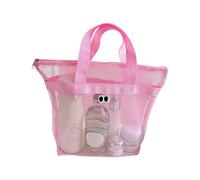YCBMINGCAN Eye, borsa da spiaggia in PVC, borsa da viaggio, borsa da nuoto, borsa da bagno, borsa trasparente Labiales En Crema, Colore: rosa., taglia unica