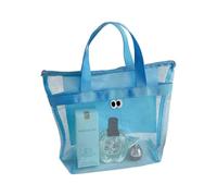 YCBMINGCAN Eye, borsa da spiaggia in PVC, borsa da viaggio, borsa da nuoto, borsa da bagno, borsa trasparente Labiales En Crema, Blu, taglia unica