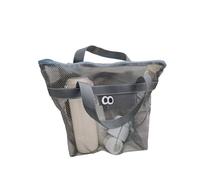 YCBMINGCAN Eye, borsa da spiaggia in PVC, borsa da viaggio, borsa da nuoto, borsa da bagno, borsa trasparente Labiales En Crema, grigio, taglia unica