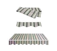 YCBTPS - Telo di ricambio per tenda da giardino, 3 x 2,5 m, colore cachi, copertura retrattile per terrazza, resistente e impermeabile, soluzione ombreggiante per esterni