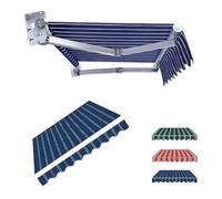 YCBTPS - Tessuto di ricambio canopy da 3,0 m, 4 m, 5 m, 6 m, 7 m, per giardino, per esterni, patio canopy, impermeabile, colore blu, 20 x 10 ft/6 x 3 m