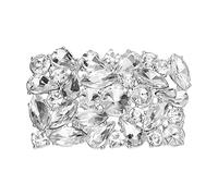 Yccafgaanm 2 clip di decorazione di scarpe con tacco alto strass fibbia per sposa matrimonio clip morsetto per scarpe da donna (colore: H Dimensioni: taglia unica) (G taglia unica