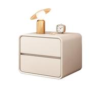 YCCHAH Letto contenitore Comodino Semplice Camera da Letto Piccolo Mobiletto Portaoggetti Tavolino Caffè Stile Crema desktop