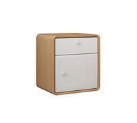 YCCHAH Letto contenitore Nordic Minimalist Dadside Table Locker Camera da letto piccolo comodino doppio cassetto portain portaoggetti del soggiorno desktop(F)