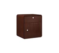 YCCHAH Letto contenitore Nordic Minimalist Dadside Table Locker Camera da letto piccolo comodino doppio cassetto portain portaoggetti del soggiorno desktop(E)