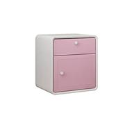 YCCHAH Letto contenitore Nordic Minimalist Dadside Table Locker Camera da letto piccolo comodino doppio cassetto portain portaoggetti del soggiorno desktop(C)