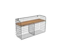 YCCHAH Mensola Della Cucina Scaffale di stoccaggio a doppio strato in ferro Scaffale da tavolo for detriti da cucina multistrato da pavimento superiore Estante Para Cocina(Black)