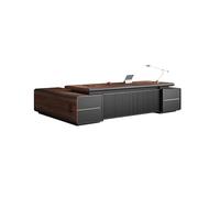 YCCHAH Scrivania Da Ufficio Adatto for la dirigenza dell'ufficio, CEO, scrivania del capo, direzionale, presidente Scrivanie Per L'ufficio Domestico