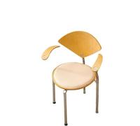 YCCHAH Sedia da ufficio in stile antico Bauhaus con braccioli, schienale morbido, tavolo da pranzo retrò per il tempo libero e la casa, sedie da scrivania per casa e ufficio