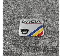 YCDSSM Auto Emblema per Dacia Duster 2018-2023, Badge Logo Stemma Distintivo Adesivo Lettere Sticker per Cofano Anteriore Metallo Decal Decorativo Styling Modifiche Accessori,A