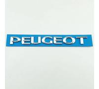 YCDSSM Auto Emblema per Peugeot 107 2008-2012, Badge Logo Stemma Distintivo Adesivo Lettere Sticker per Cofano Anteriore Decal Decorativo Styling Modifiche Accessori,Silver