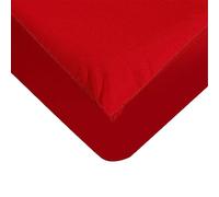 YCDZSW Copriletto Matrimoniale Estivo, Coprimaterasso Impermeabile Matrimoniale, Coprimaterasso Antiacaro (Rosso,160 x 200 x 30cm)
