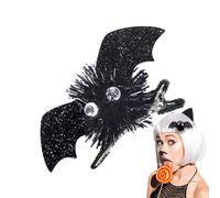 ycezw Accessori Per Capelli Di Halloween - Fermaglio Per Capelli - Design A Pipistrello Accessori Per La Forte Tenuta Per I Giovani Adolescenti Veloce Routine Mattutina Eventi Scuolari