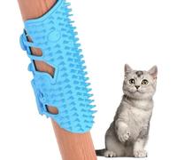 ycezw Angolo per sfregamento del gatto, gratta-faccia per gatto | Pettine per solletico angolare | Graffiatore per massaggio a parete in silicone, pettine solleticante angolare regolabile per la