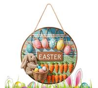 ycezw Appendino per Porta di Benvenuto di Pasqua, Pannelli a Parete per Porta di Decorazione di Pasqua,Decorazione per Appendiabiti per Porta Coniglio Cartone Animato - Decorazioni da Parete in
