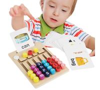 ycezw Apprendimento dell'alfabeto per bambini piccoli, Giocattoli per imparare le lettere,Gioco da tavolo di riconoscimento delle lettere - Giocattoli di apprendimento ortografico di parole, Giochi