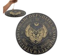 ycezw Bordo del pendolo per divinazione,Tavola del pendolo a sette stelle - Scheda di divinazione della radiestesia a sette stelle di legno | bacheca di altare per la decorazione del