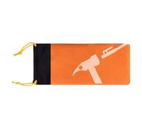 ycezw Borsa portaoggetti per chiodi da terra, impermeabile, tascabile, da campeggio, in tessuto Oxford 600D, borsa portaoggetti per chiodi da terra, borsa portaoggetti pieghevole, Arancione, Refer to